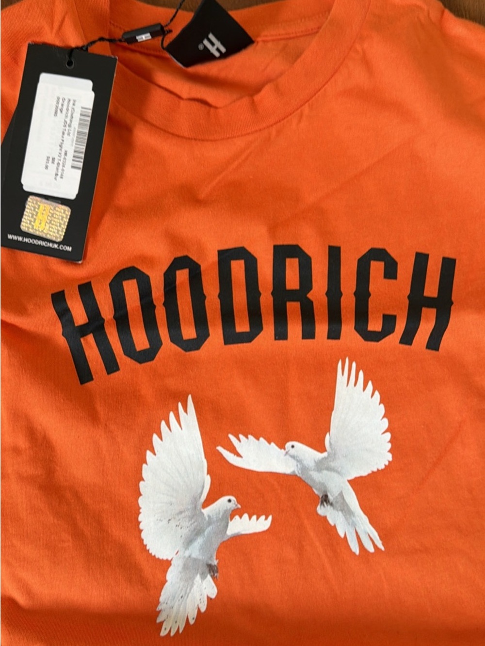 Graphic Bird HoodRich Tee - Orange